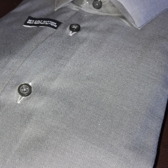 Kenneth Cole Dress Shirt, 18.5/36/37 Tall, NWT! - Picture 7 of 8